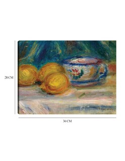 Foto 6 | Cuadro Decorativo - Naturaleza Muerta, Tres Limones Y Una Copa (hacia 1895)- Pierre-auguste Renoir - 28x36 - Fine Art