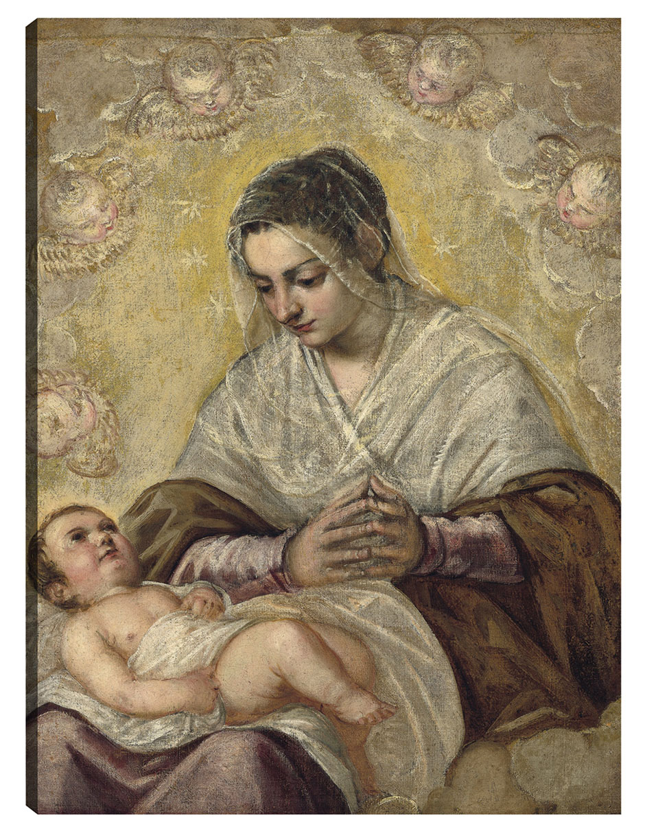 Foto 2 pulgar | Cuadro Decorativo - La Virgen De Las Estrellas (c. 1575-1585)- Jacopo Tintoretto - Religión - 69x92 - Fine Art Tj