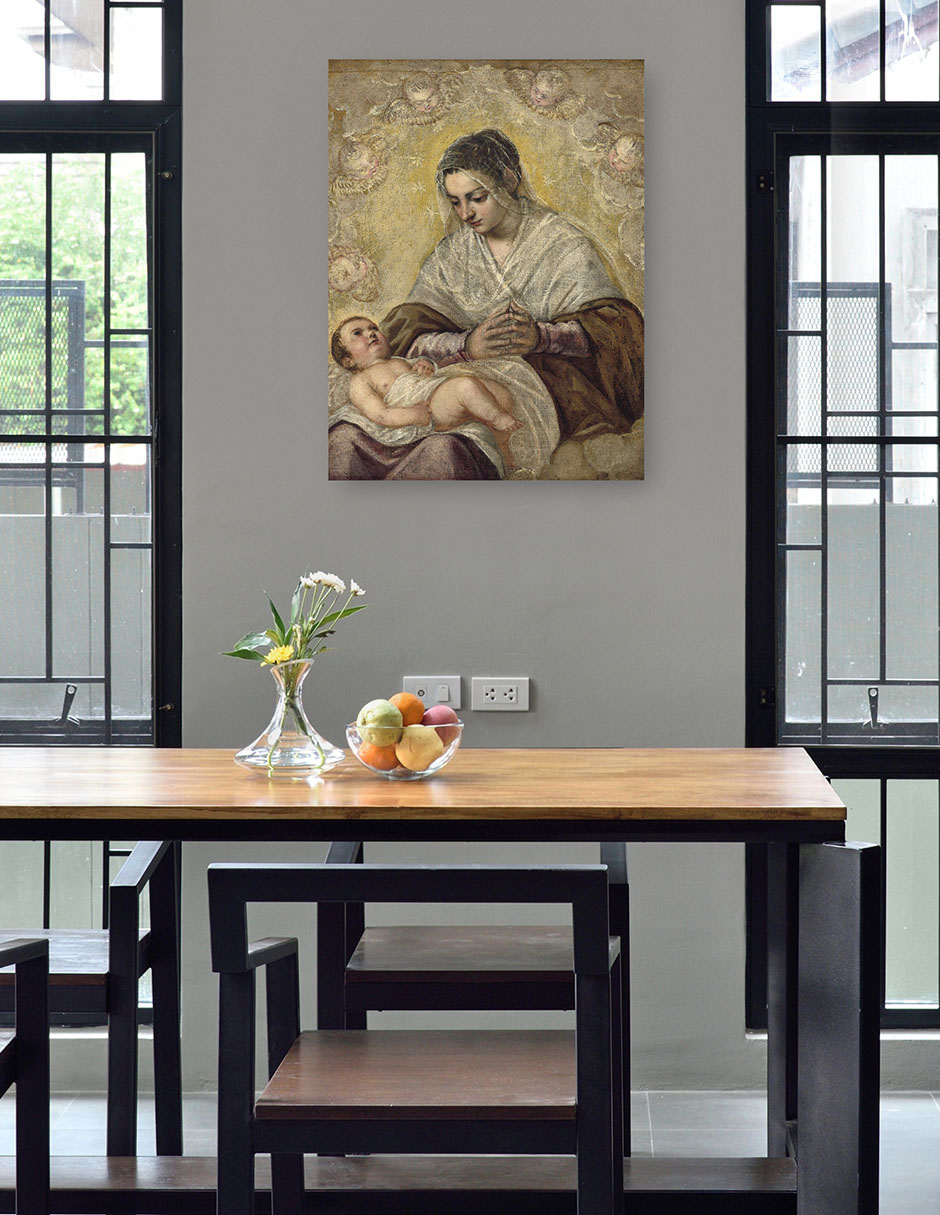 Foto 5 pulgar | Cuadro Decorativo - La Virgen De Las Estrellas (c. 1575-1585)- Jacopo Tintoretto - Religión - 69x92 - Fine Art Tj