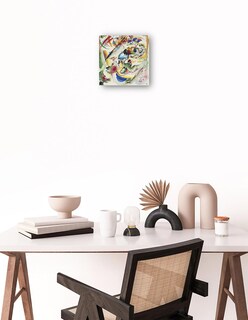 Foto 2 | Cuadro Decorativo - Borrador De 'improvisación De Ensueño' (1913)- Wassily Kandinsky - Abstracto - 31x31 - Fine Art Tj