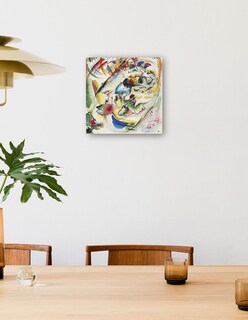 Foto 4 | Cuadro Decorativo - Borrador De 'improvisación De Ensueño' (1913)- Wassily Kandinsky - Abstracto - 31x31 - Fine Art Tj