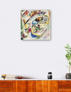 Foto 5 | Cuadro Decorativo - Borrador De 'improvisación De Ensueño' (1913)- Wassily Kandinsky - Abstracto - 31x31 - Fine Art Tj