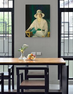 Foto 4 | Cuadro Decorativo - Florence Sittenham Davey (sra. Randall Davey), 1914- George Bellows - Fotografía - 69x92 - Fine A
