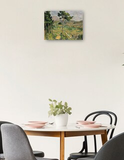 Foto 2 | Cuadro Decorativo - Mont Sainte-victoire Y El Viaducto Del Arco Del Valle Del Río (1882-1885)- Paul Cézanne -