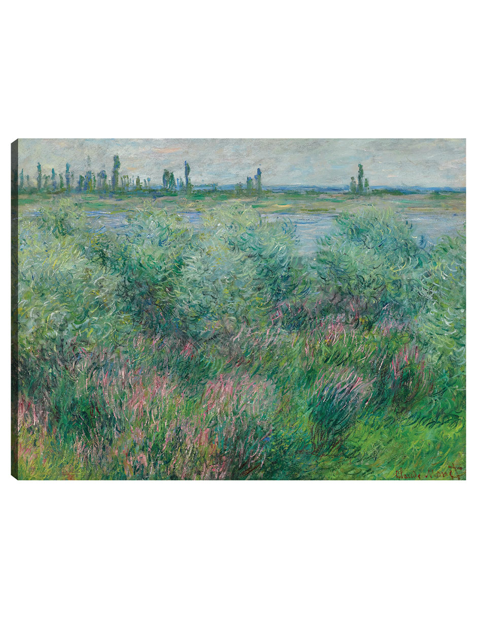 Foto 2 pulgar | Cuadro Decorativo - Orillas Del Sena Cerca De Vétheuil (1881)- Claude Monet - Paisaje - 28x36 - Impresión En L