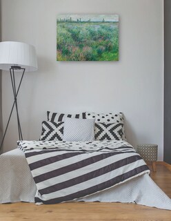 Foto 3 | Cuadro Decorativo - Orillas Del Sena Cerca De Vétheuil (1881)- Claude Monet - Paisaje - 28x36 - Impresión En L