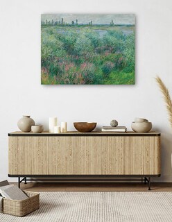 Foto 5 | Cuadro Decorativo - Orillas Del Sena Cerca De Vétheuil (1881)- Claude Monet - Paisaje - 28x36 - Impresión En L