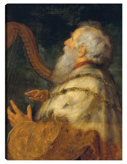 Foto 1 | Cuadro Decorativo - El Rey David Tocando El Arpa (ca. 1616)- Peter Paul Rubens - Religión - 28x36 - Fine Art Tj