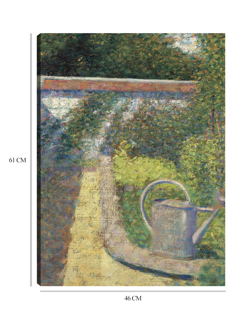 Foto 7 pulgar | Cuadro Decorativo - La Regadera – Jardín De Le Raincy (c. 1883)- Georges Seurat - Paisaje - 46x61 - Fine Art Tj
