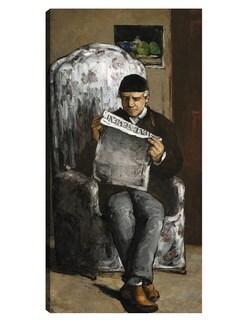 Foto 1 | Cuadro Decorativo - El Padre Del Artista, Leyendo The Event (1866)- Paul Cézanne - Fotografía - 54x102 - Fine Art Tj