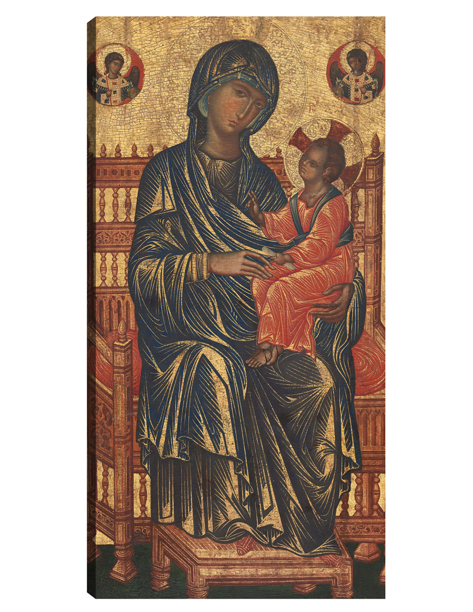 Foto 2 pulgar | Cuadro Decorativo - La Virgen Y El Niño Entronizados, C. 1250/1275- Constantinople - Religión - 72x138 - Fine Art Tj