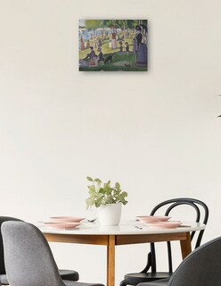 Foto 2 | Cuadro Decorativo - Un Domingo En La Grande Jatte (1884)- Georges Seurat - Fotografía - 28x36 - Impresión En L