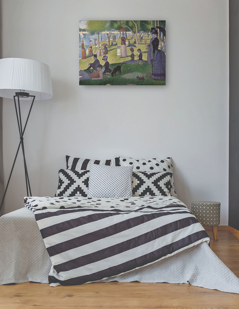 Foto 4 pulgar | Cuadro Decorativo - Un Domingo En La Grande Jatte (1884)- Georges Seurat - Fotografía - 28x36 - Impresión En L