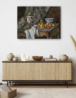Foto 5 | Cuadro Decorativo - Naturaleza Muerta Con Manzanas Y Melocotones (c. 1905)- Paul Cézanne - Religión - 46x61 - Fine Ar