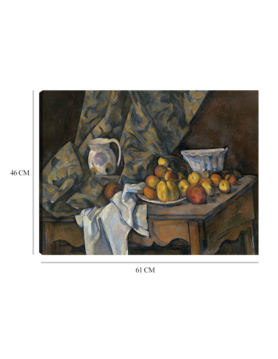 Foto 7 pulgar | Cuadro Decorativo - Naturaleza Muerta Con Manzanas Y Melocotones (c. 1905)- Paul Cézanne - Religión - 46x61 - Fine Ar