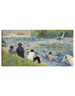 Foto 1 | Cuadro Decorativo - Bañistas (estudio Para Bañistas En Asnières) (1883-1884)- Georges Seurat - Fotografía - 4