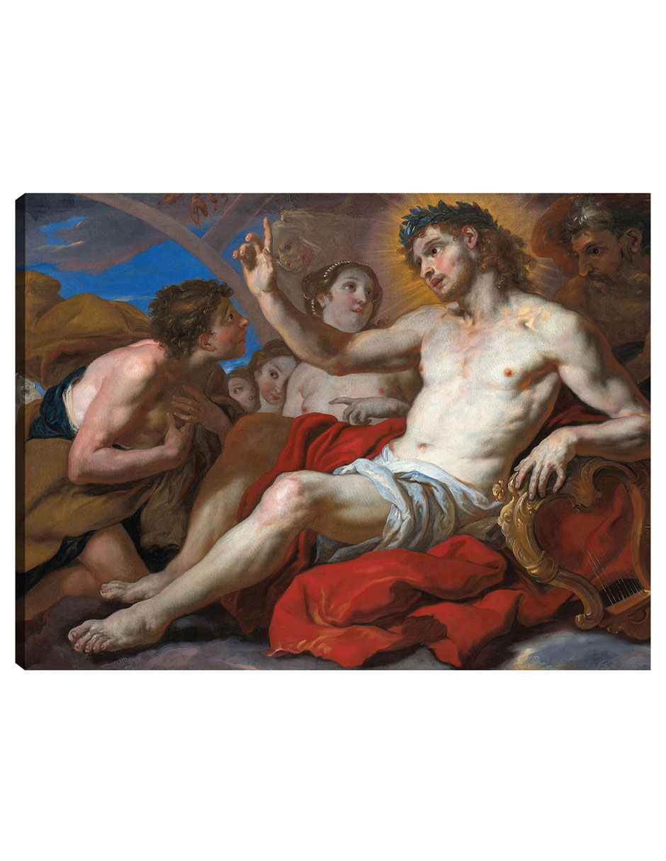 Foto 2 pulgar | Cuadro Decorativo - Apolo Concede Permiso A Faetón Para Conducir El Carro Del Sol - Johann Michael Rottmayr - 2