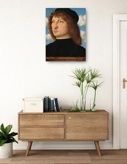 Foto 3 | Cuadro Decorativo - Retrato De Un Caballero Veneciano C. 1500- Giovanni Bellini - Fotografía - 46x61 - Fine Art Tj
