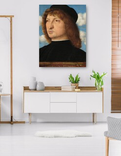 Foto 5 | Cuadro Decorativo - Retrato De Un Caballero Veneciano C. 1500- Giovanni Bellini - Fotografía - 46x61 - Fine Art Tj