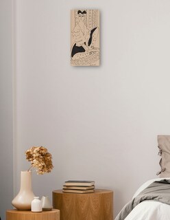 Foto 2 | Cuadro Decorativo - Retrato De Janet Braguin Al Estilo De Henri Matisse - Henri Matisse - 34x64 - Fine Art Tj
