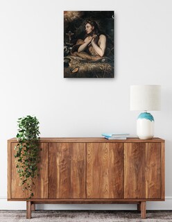 Foto 2 | Cuadro Decorativo - Magdalena Penitente (entre 1598 Y 1602)- Jacopo Tintoretto - Religión - 28x36 - Fine Art Tj