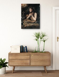 Foto 3 | Cuadro Decorativo - Magdalena Penitente (entre 1598 Y 1602)- Jacopo Tintoretto - Religión - 28x36 - Fine Art Tj