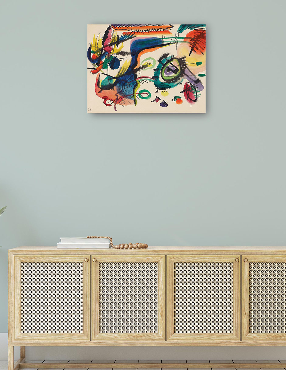 Foto 4 | Cuadro Decorativo - Borrador De &amp,#39,composición Vii&amp,#39, Yo (1913)- Wassily Kandinsky - Abstracto - 69