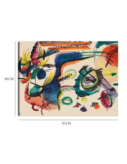 Foto 6 | Cuadro Decorativo - Borrador De &,#39,composición Vii&,#39, Yo (1913)- Wassily Kandinsky - Abstracto - 69