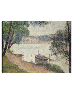 Foto 1 | Cuadro Decorativo - Tiempo Gris, Grande Jatte (hacia 1886-1888)- Georges Seurat - Paisaje - 69x92 - Fine Art Tj