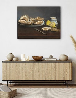 Foto 5 | Cuadro Decorativo - Ostras 1862- Edouard Manet - Fotografía - 69x92 - Impresión En Lienzo - Fine Art Tj