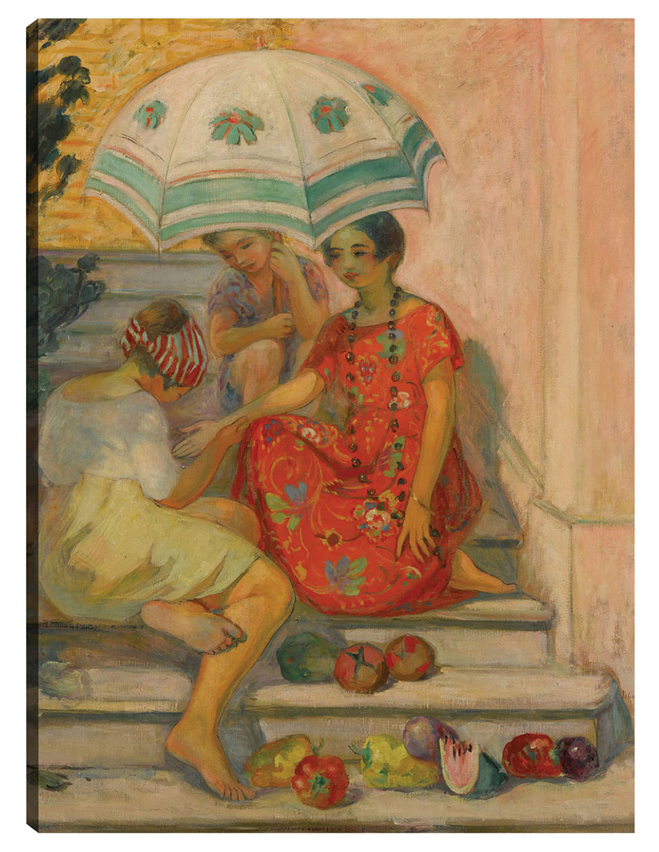 Foto 2 pulgar | Cuadro Decorativo - El Diseño De Buena Aventura, Sainte-maxime (1914)- Henri Lebasque - Fotografía - 69x92 - Fine Art