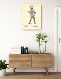 Foto 3 | Cuadro Decorativo - Patente De Receptor De Béisbol, 22 De Marzo De 1904- National Archives - Frases - 107x143 - Fine