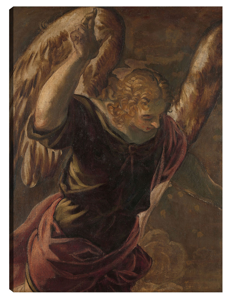 Foto 2 pulgar | Cuadro Decorativo - Ángel De La Anunciación A La Virgen (1560 - 1585)- Jacopo Tintoretto - Religión - 46x61 - Fine A