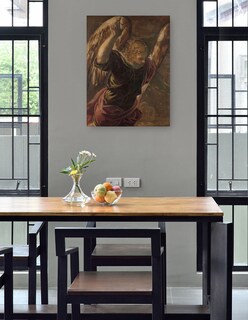 Foto 4 | Cuadro Decorativo - Ángel De La Anunciación A La Virgen (1560 - 1585)- Jacopo Tintoretto - Religión - 46x61 - Fine A