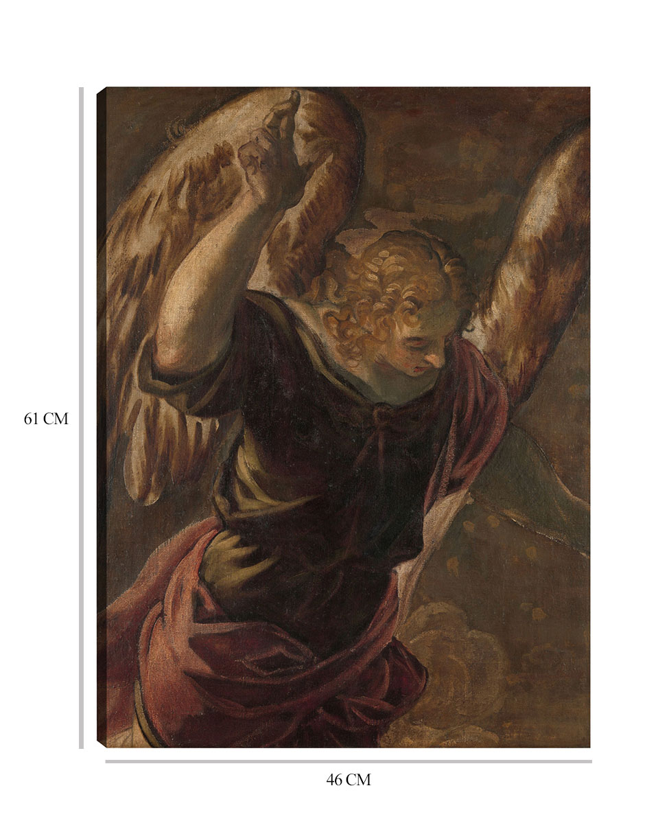 Foto 7 pulgar | Cuadro Decorativo - Ángel De La Anunciación A La Virgen (1560 - 1585)- Jacopo Tintoretto - Religión - 46x61 - Fine A