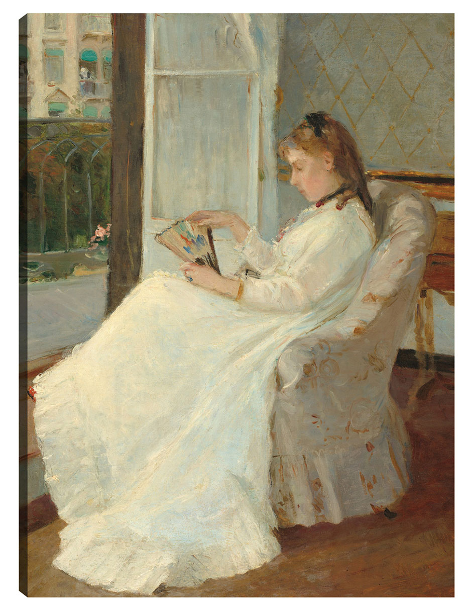 Foto 2 pulgar | Cuadro Decorativo - La Hermana Del Artista En Una Ventana- Berthe Morisot - Fotografía - 69x92 - Impresión En