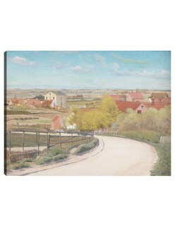 Foto 1 | Cuadro Decorativo - Vista Desde Una Carretera Cerca De Næstved, Zelanda (1892 – 1896)- Laurits Andersen Ring