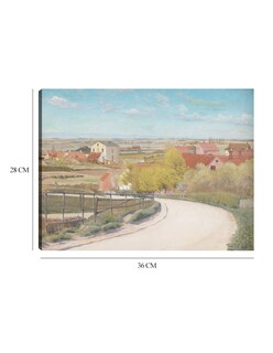 Foto 6 | Cuadro Decorativo - Vista Desde Una Carretera Cerca De Næstved, Zelanda (1892 – 1896)- Laurits Andersen Ring