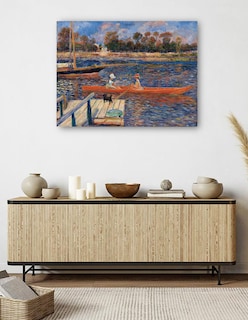 Foto 5 | Cuadro Decorativo - El Sena En Argenteuil (la Seine à Argenteuil) (1888)- Pierre-auguste Renoir - 28x36 - Fine Art T