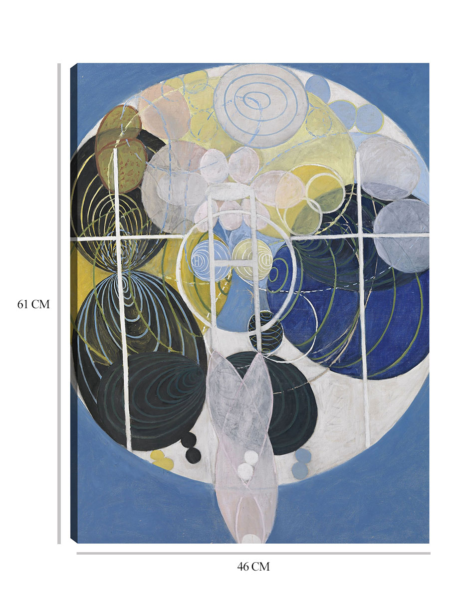 Foto 7 pulgar | Cuadro Decorativo - Las Pinturas De Grandes Figuras, N.º 5, Grupo 3 (1907)- Hilma Af Klint - Religión - 46x61 - Fin