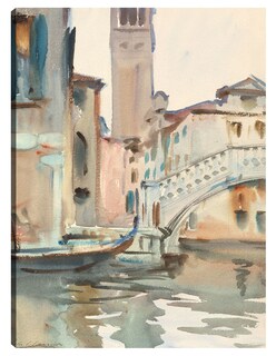Foto 1 | Cuadro Decorativo - Un Puente Y Campanario, Venecia (1902-1904)- John Singer Sargent - Ciudades - 46x61 - Fine Art Tj