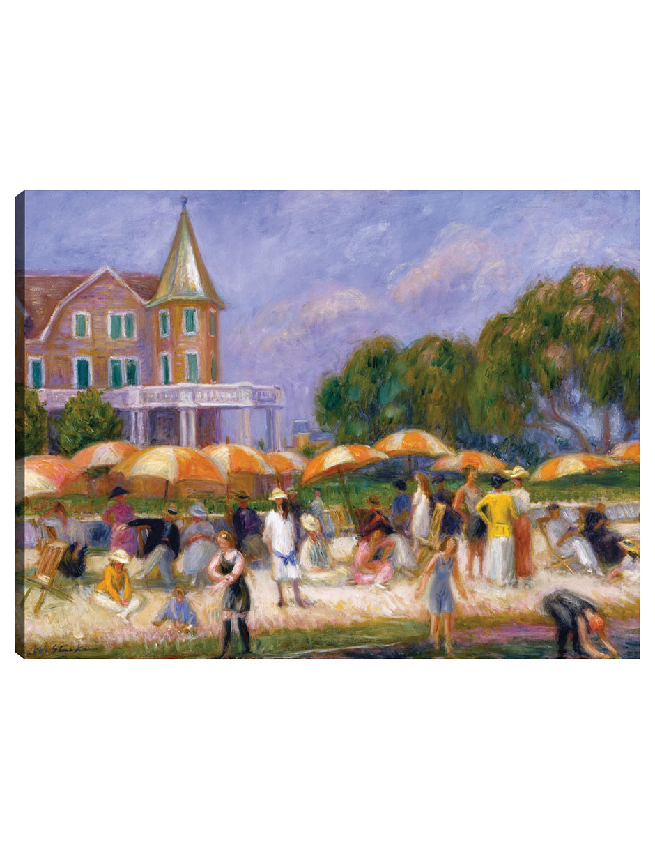 Foto 2 pulgar | Cuadro Decorativo - Sombrillas De Playa En Blue Point (ca. 1915)- William James Glackens - Religión - 28x36 - Fine Art