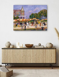 Foto 5 | Cuadro Decorativo - Sombrillas De Playa En Blue Point (ca. 1915)- William James Glackens - Religión - 28x36 - Fine Art