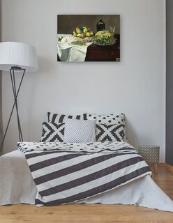 Foto 3 | Cuadro Decorativo - Naturaleza Muerta Con Melón Y Melocotones- Edouard Manet - Religión - 69x92 -impresión En