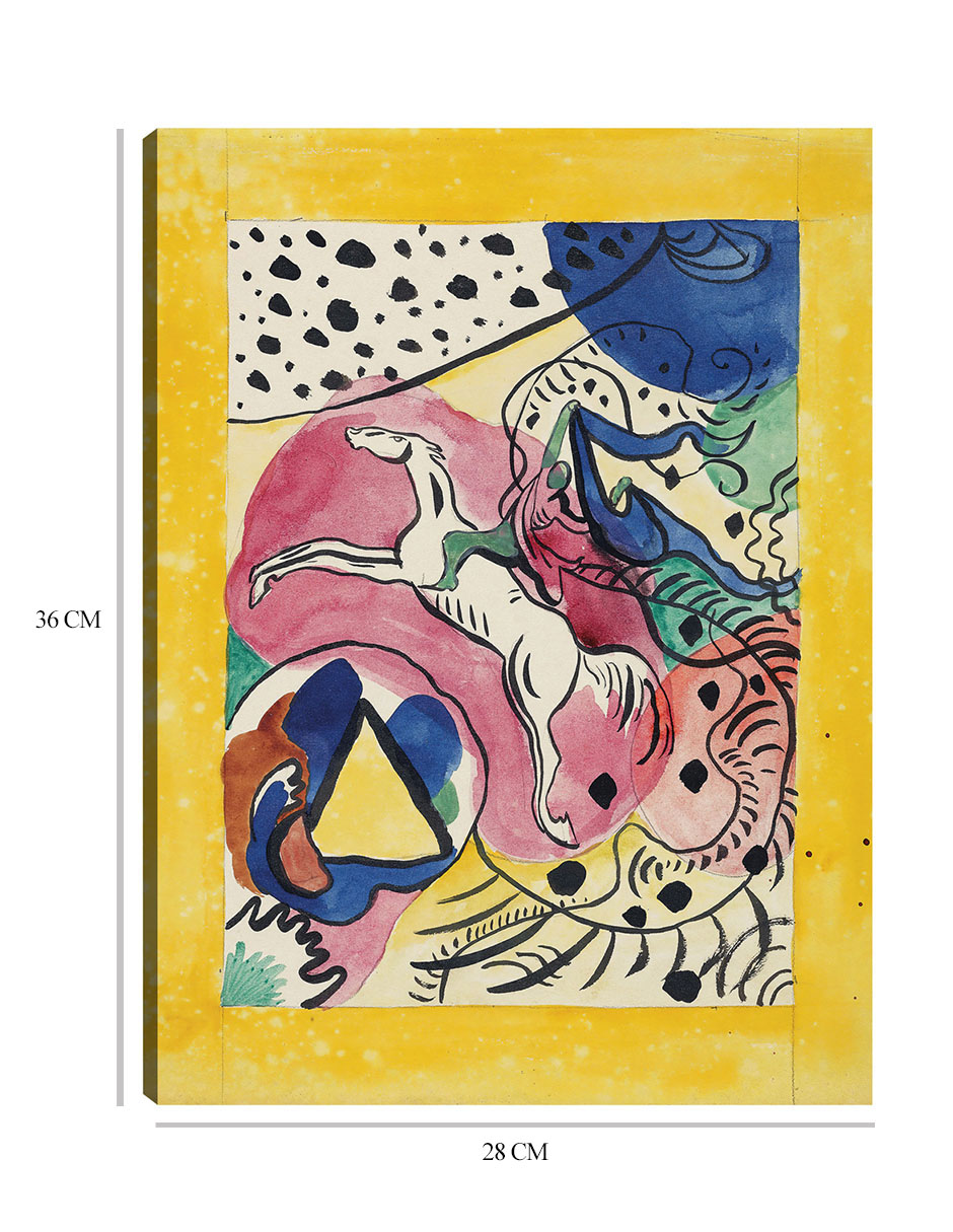 Foto 7 pulgar | Cuadro Decorativo - Diseño Para La Portada Del Almanaque &#39,el Jinete Azul&#39, (1911)- Wassily Kandinsky - 2