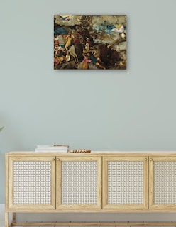 Foto 4 | Cuadro Decorativo - La Conversión De San Pablo (c. 1544)- Jacopo Tintoretto - Religión - 28x36 - Impresión En