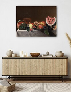 Foto 5 | Cuadro Decorativo - Naturaleza Muerta Con Fruta Y Garrafa, C. 1610/1620- Pensionante Del Saraceni - 69x92 - Fine Art Tj