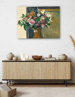 Foto 5 | Cuadro Decorativo - Fleurs Dans Un Vase Rouge (hacia 1880-81)- Paul Cézanne - Religión - 28x36 - Impresión En
