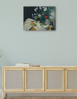 Foto 4 | Cuadro Decorativo - Naturaleza Muerta Con Flores Y Frutas (entre 1888 Y 1890)- Paul Cézanne - Religión - 28x36 - F