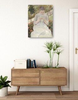 Foto 3 | Cuadro Decorativo - La Muchacha Del Jardín (entre 1880 Y 1882)- Mary Cassatt - Fotografía - 69x92 - Fine Art Tj